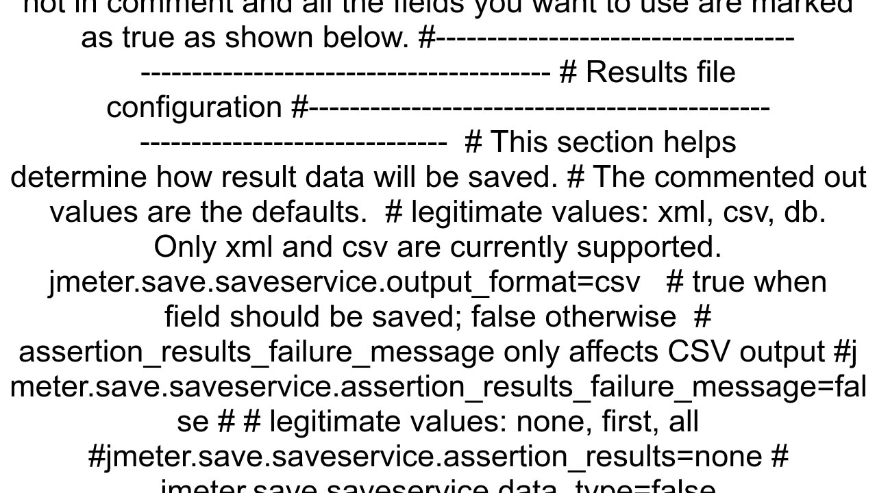 Make Summary Report Jmeter output in CSV what it shows in table