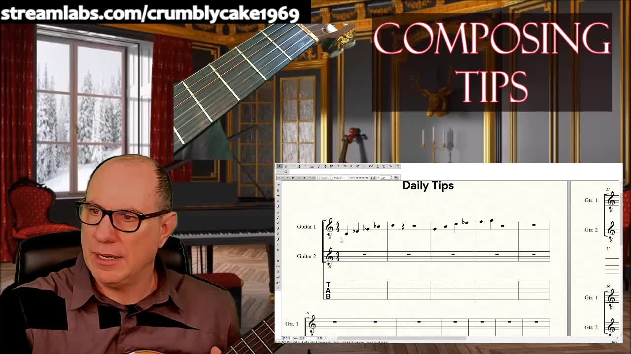 Composing for Classical Guitar Daily Tips: Chord Scale Possibilities