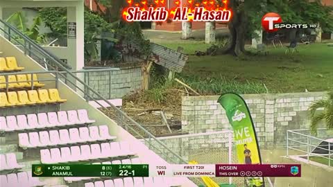 Bangladesh vs Westindis T20 match highlight | Shakib AL Hasan big six