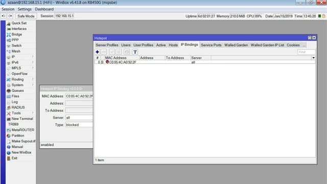 Mac Address Binding Mikrotik Tutorial