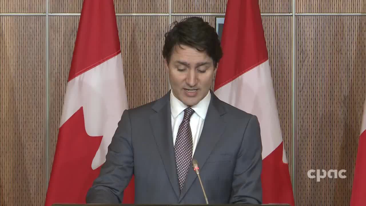 Trudeau: "With so much instability around us, Canadians need stability"