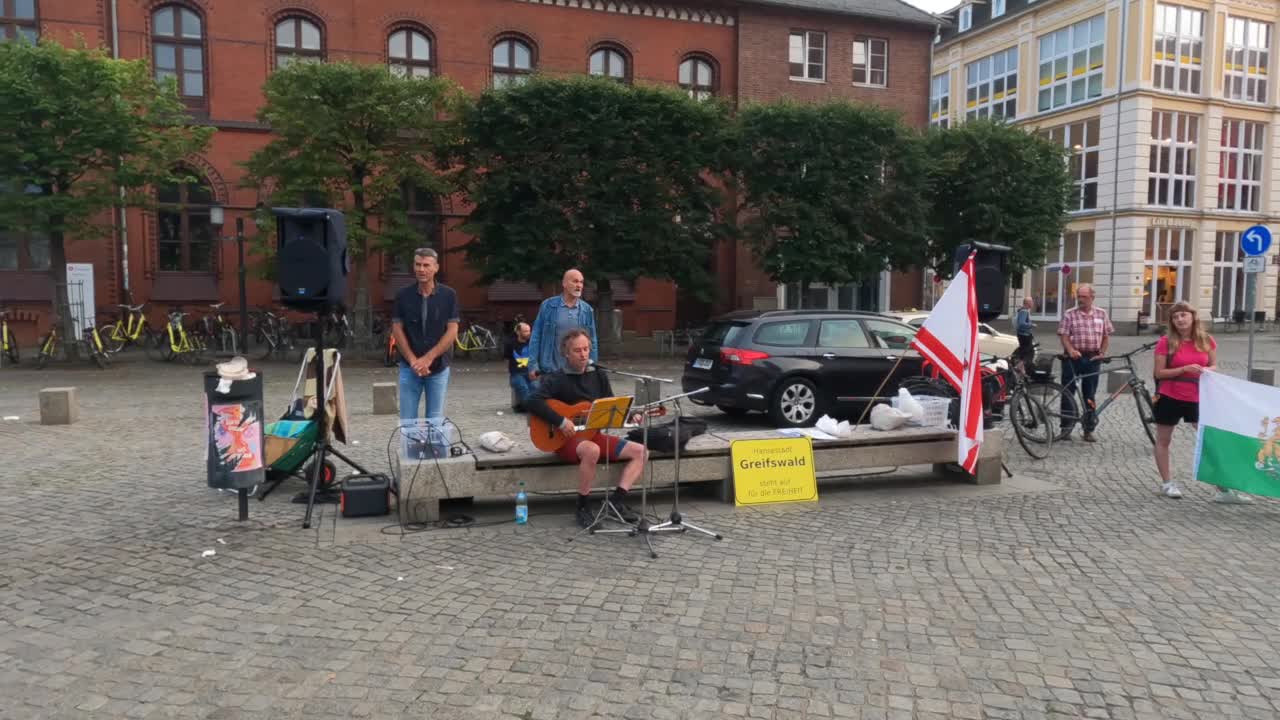 Greifswald - Zum Abschluß der Versammlung 22-08-2022
