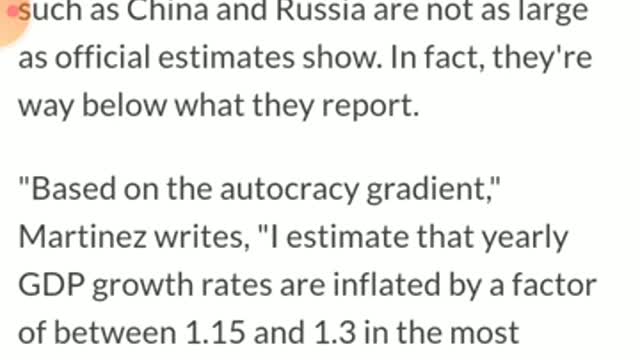 #dictators #gdp are inflated think #china #russia