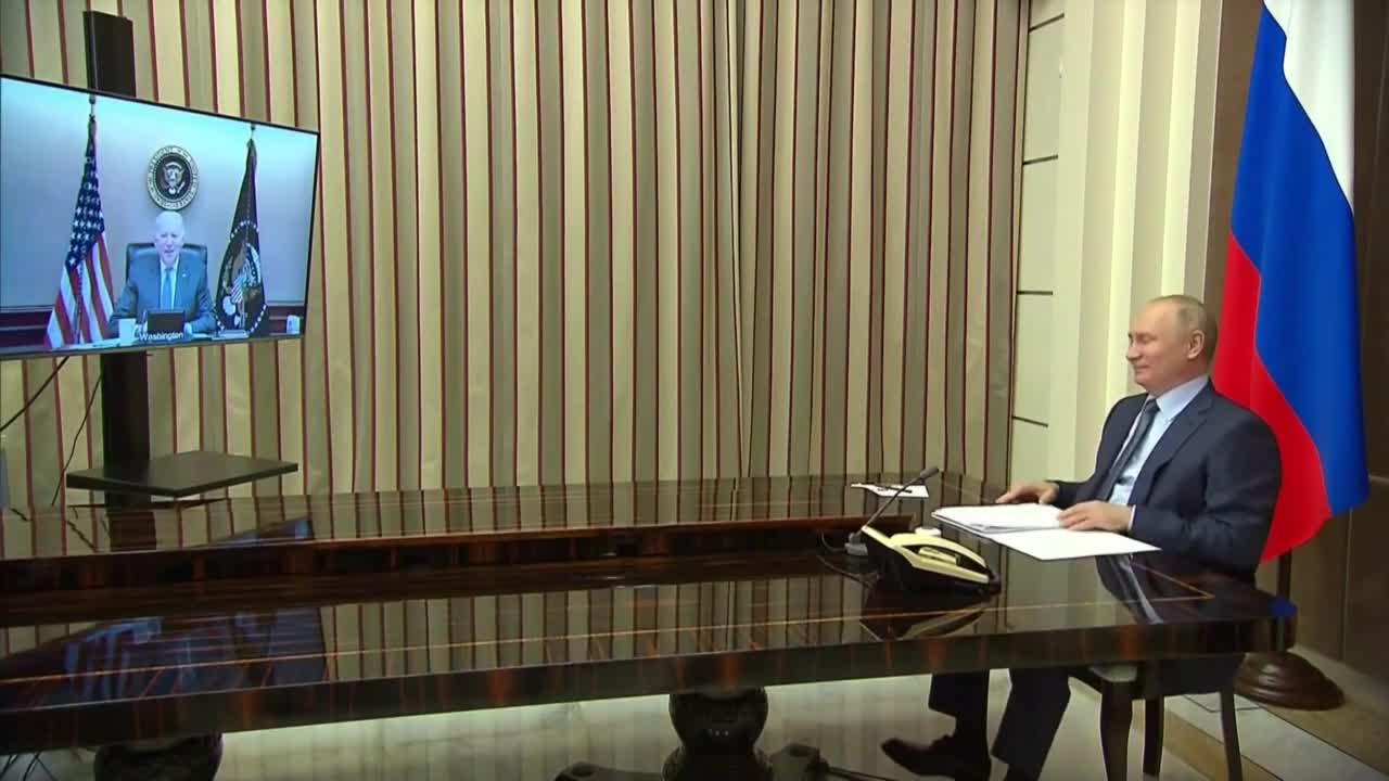 Virtual summit between Putin and Biden begins