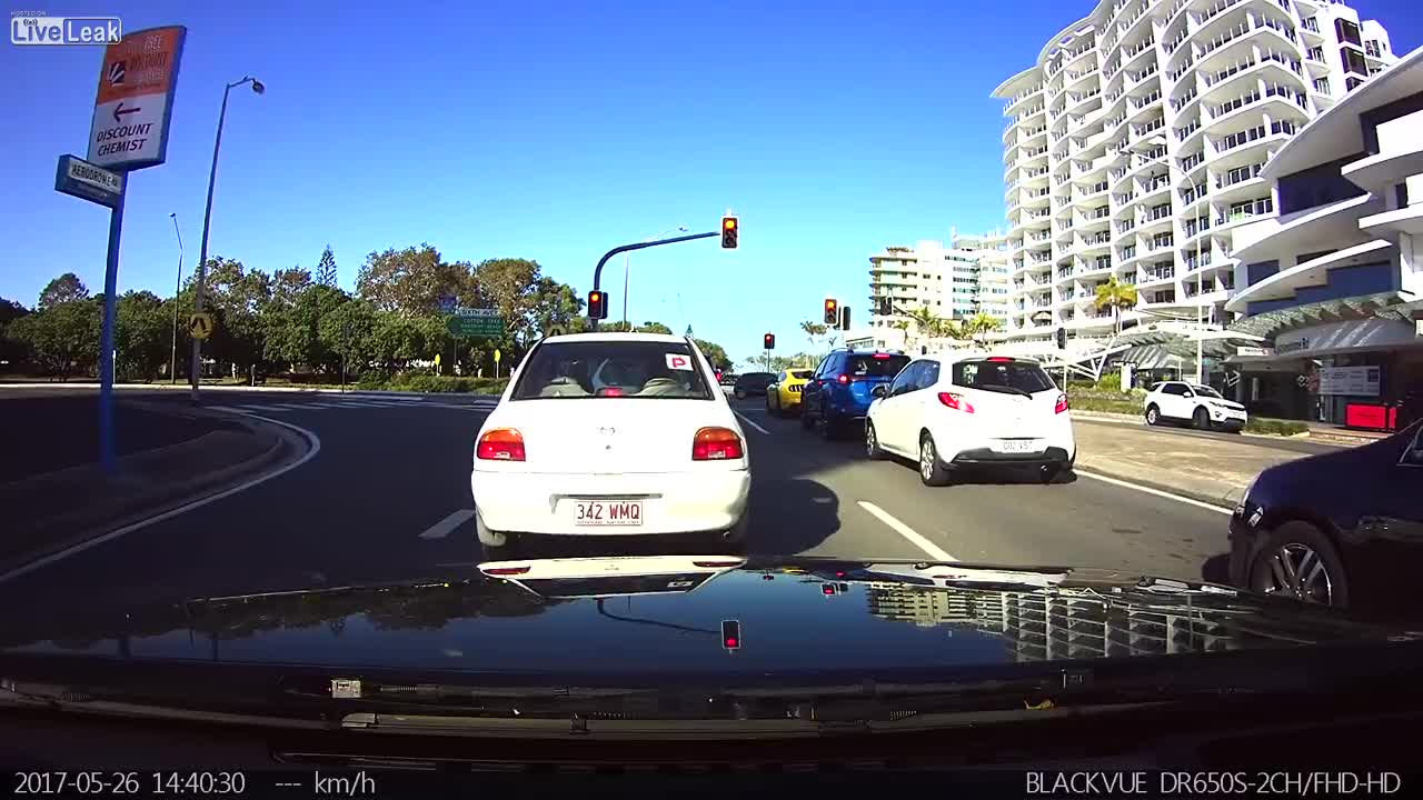 Speeding Biker Can't Handle Slowing Down