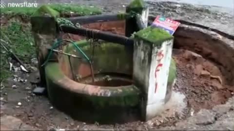a well get collapsed