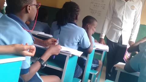 At the French class