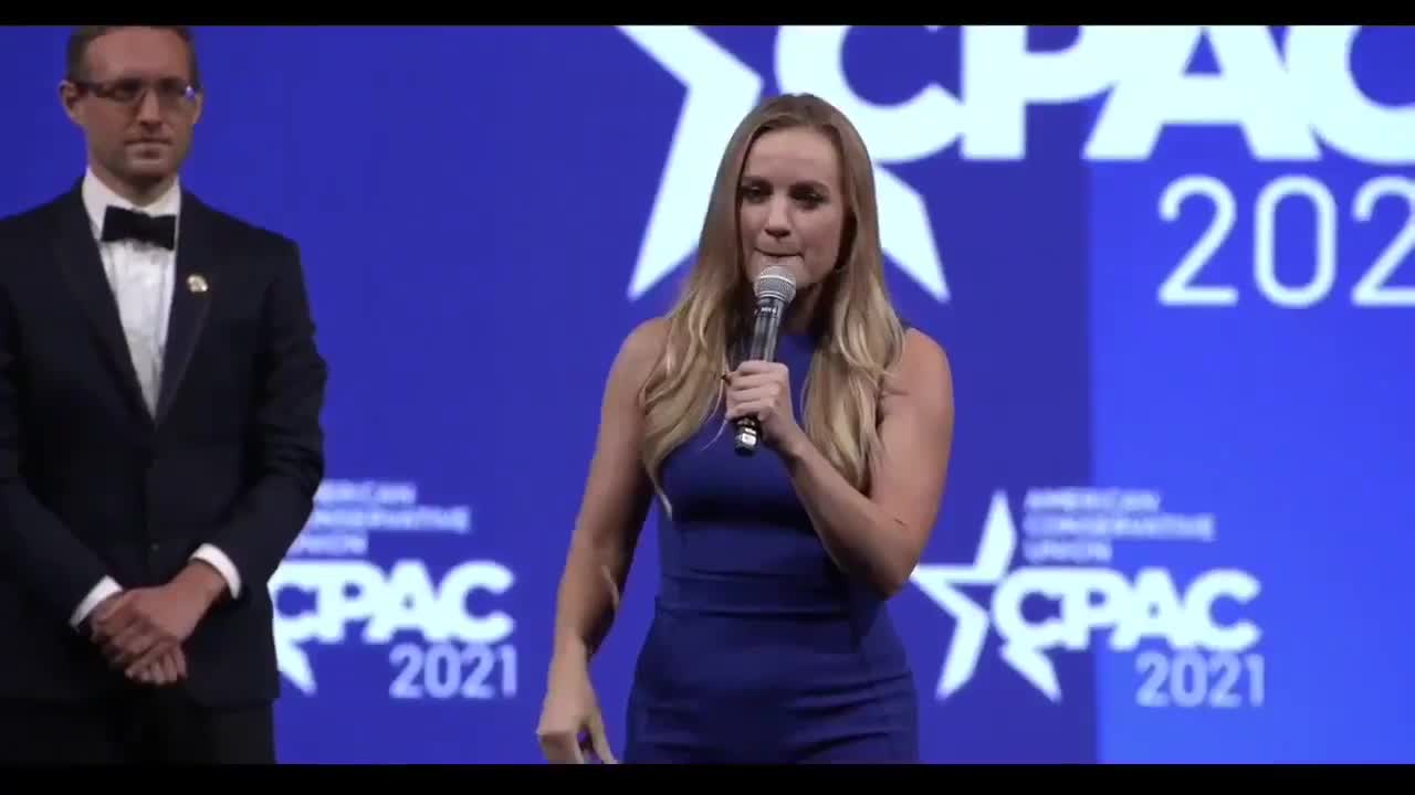 Ivory Hecker broadcast feed at CPAC was cut by sponsor Fox/Nation