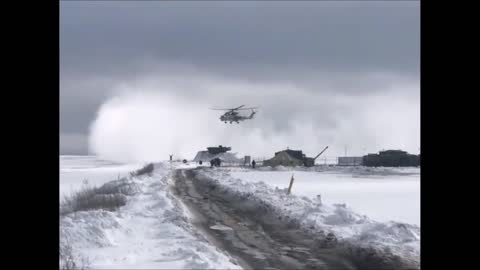 The Presence of Russian Military Helicopters Heading To Ukraine