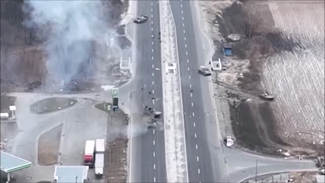 Ukrainian Army Explode Russian Tanks In Kyiv Suburb At Close Range