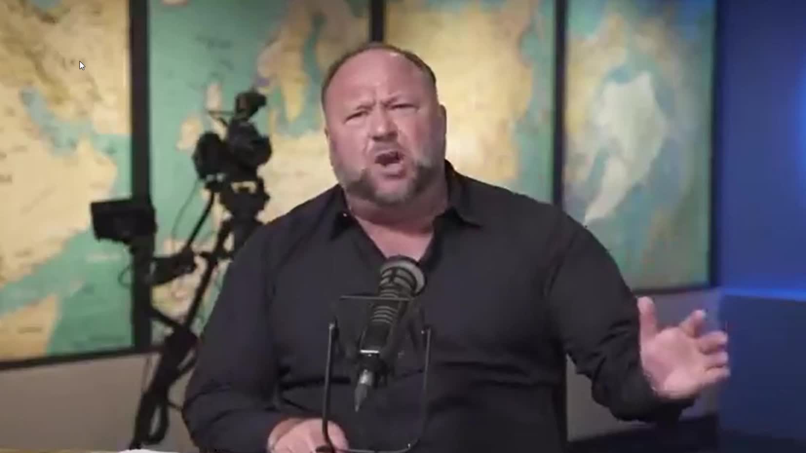 Alex Jones Salutes the New World Order