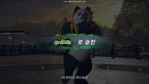 팬더 초보 브롤러 승급전(쿠마) Panda VS Kuma Brawler