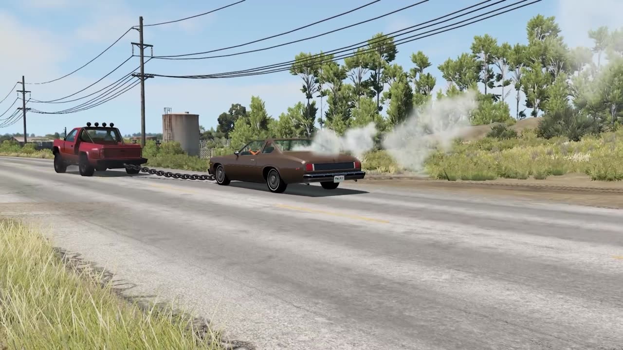 Cars vs Deep Water – BeamNG.Drive(1080P_60FPS)