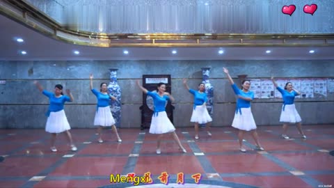 China Square Dance Fitness Dance with teaching