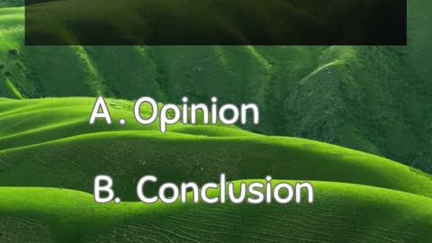 How do you know ?