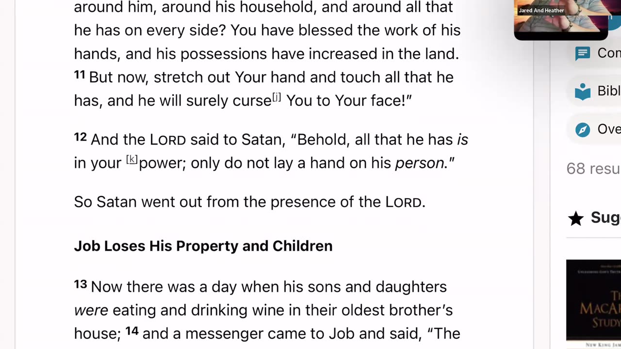 The Bible: Day 26- “Why Does God Allow Suffering” (Psalm 16, Matthew 18:10-35, & Job 1-3:26)