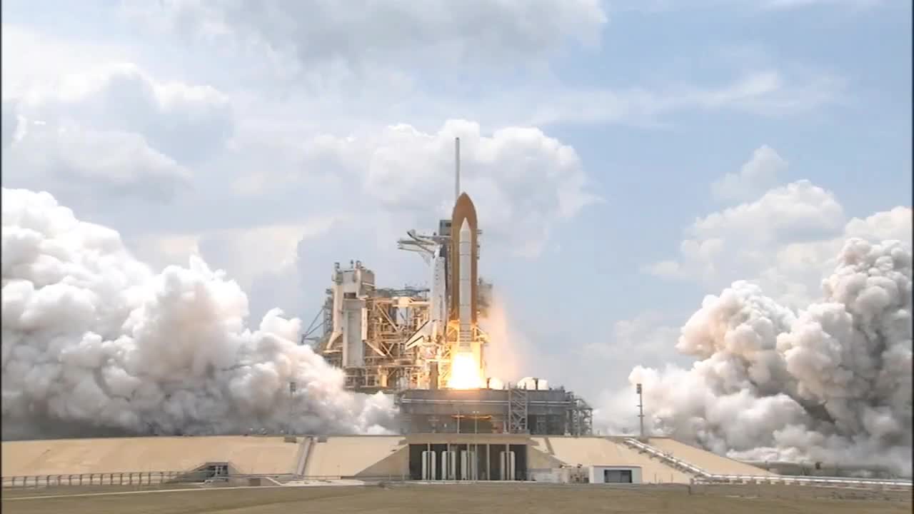 Rocket launch on Port Canaveral