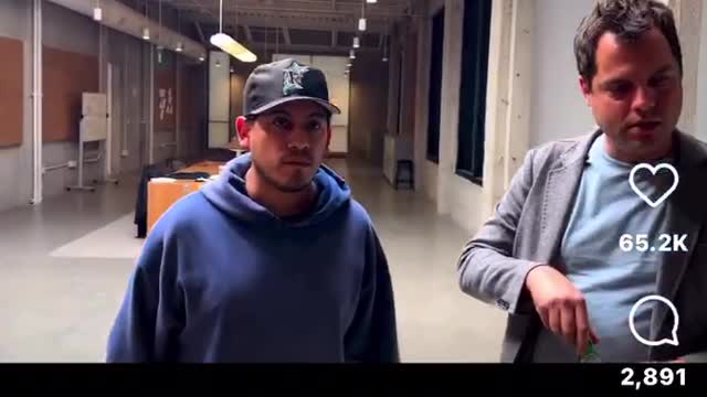 Tucker Met Kanye Today and Tried on a Boot.