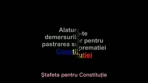 APĂRĂM CONSTITUȚIA ROMÂNIEI