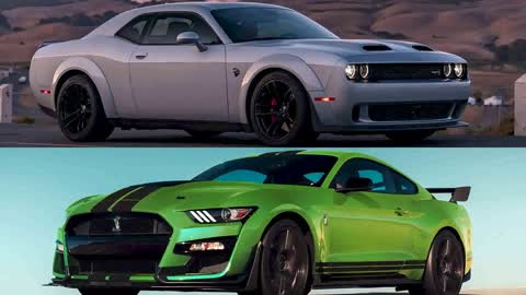 Dodge Challenger gaining on Ford Mustang in American sports car sales race