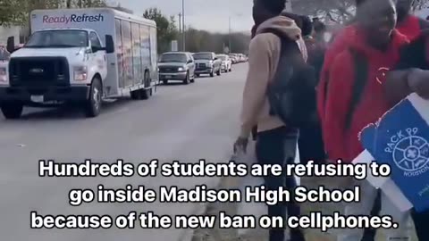 Students Protest School Cell Phone Ban