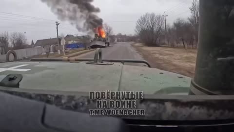 🇷🇺🇺🇦 Destroyed BAT-2 engineering vehicle of Ukrainian formations in the border of the Sumy