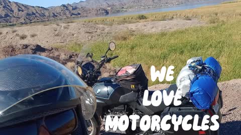 BMW K75 slide show joshua tree/hwy 62 C.A