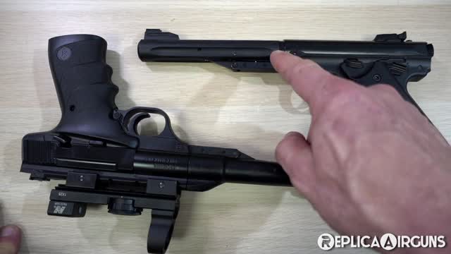 Umarex Ruger Mark IV Break Barrel .177 Cal Pellet Pistol Table Top Review