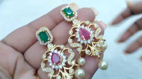 earrings pinknblueee collections 7981886441 whatsapp us