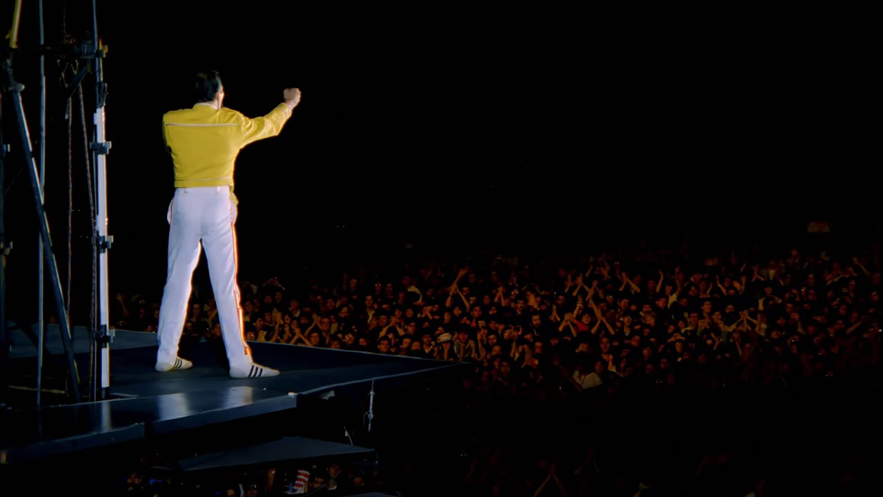 Queen Live in Budapest 1986 Radio Ga Ga remastered 4k