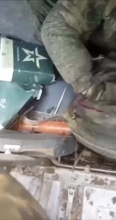 Russian Soldier Left Tangled in Seatbelt