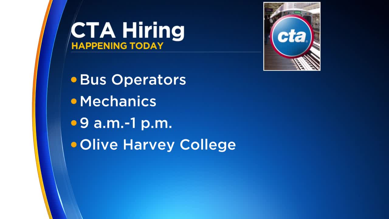 CTA hosting hiring event in Woodlawn
