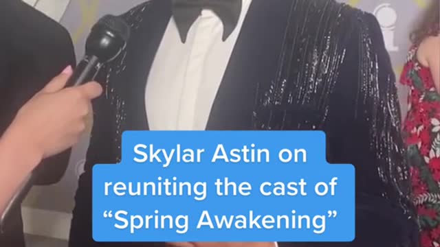 Skylar Astin on reuniting the cast of "Spring Awakening"