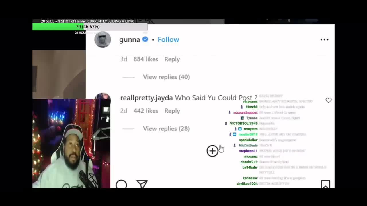 Akademiks speaks on Gunna editing his first post since Jail & Big U deleting his comment on the post