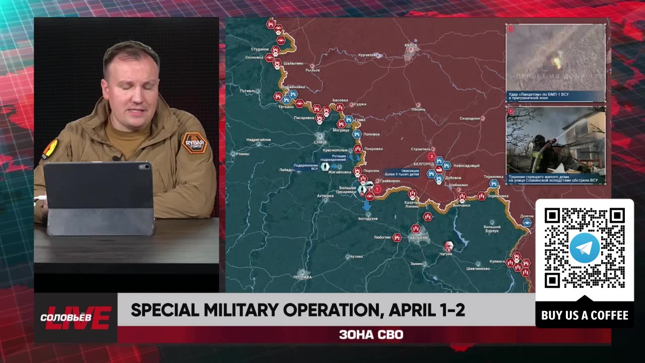 ❗️🇷🇺🇺🇦🎞 Rybar Daily Digest of the Special Military Operation: April 1-2, 2024