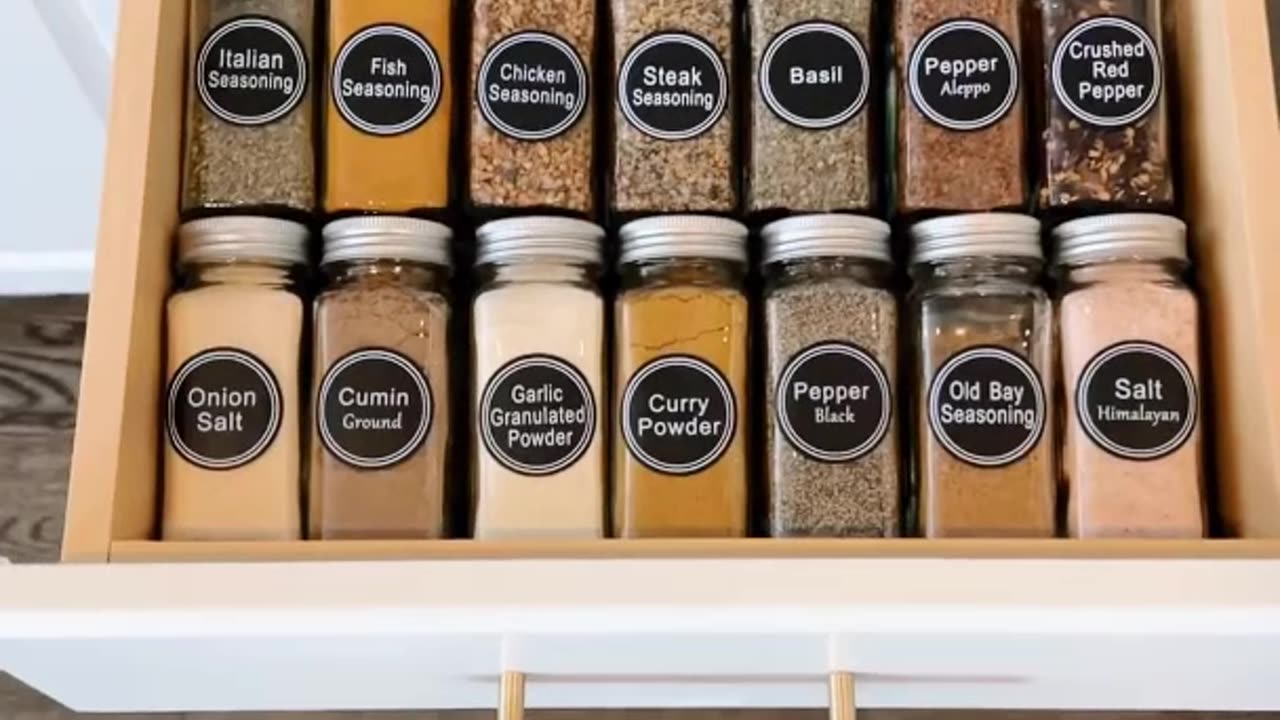 Declutter your kitchen spices now!