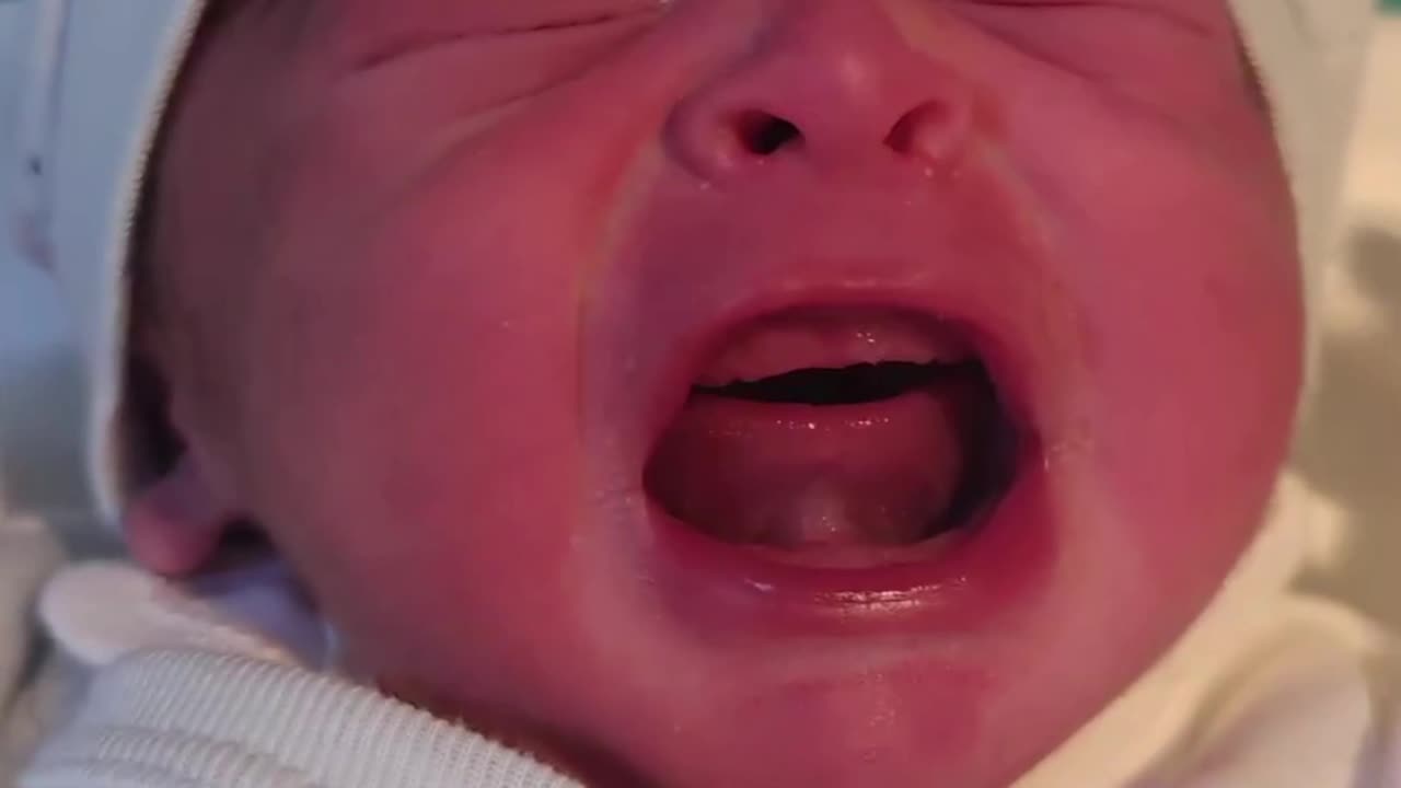 Baby crying short video