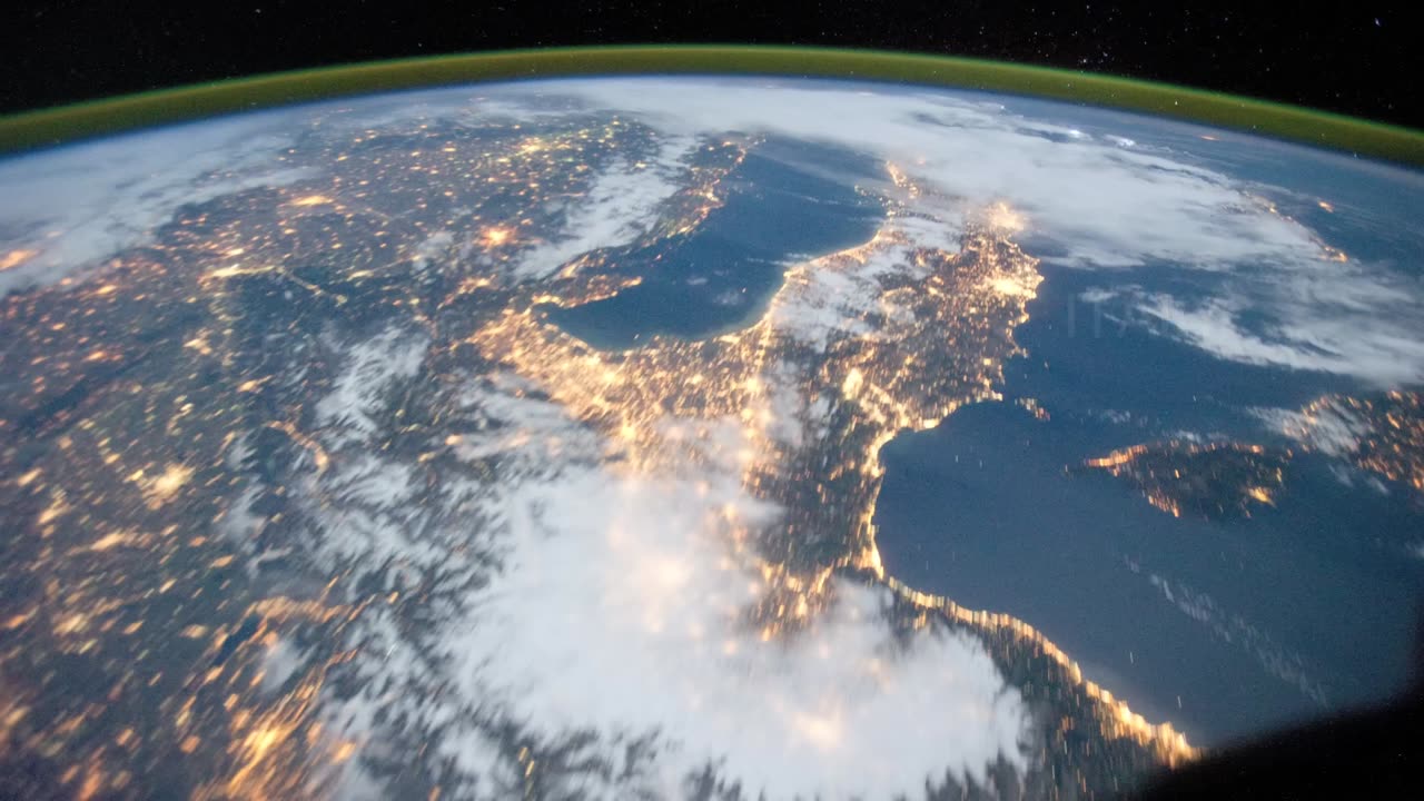 The View From Space - Earth Countries and Coastline