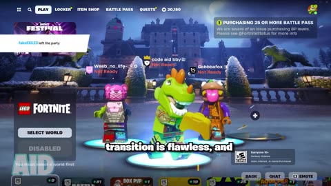 how to equip LEGO® skins in fortnite..!