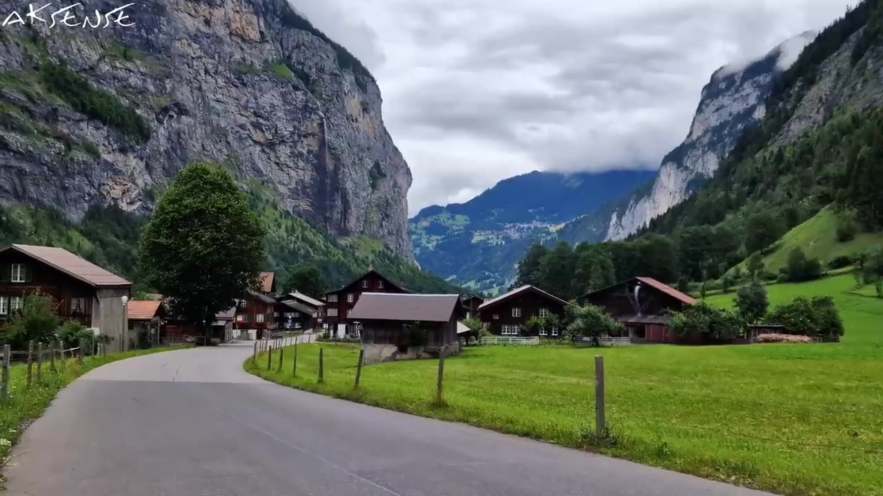 Switzerland - A Paradise | LAUTERBRUNNEN village and valley