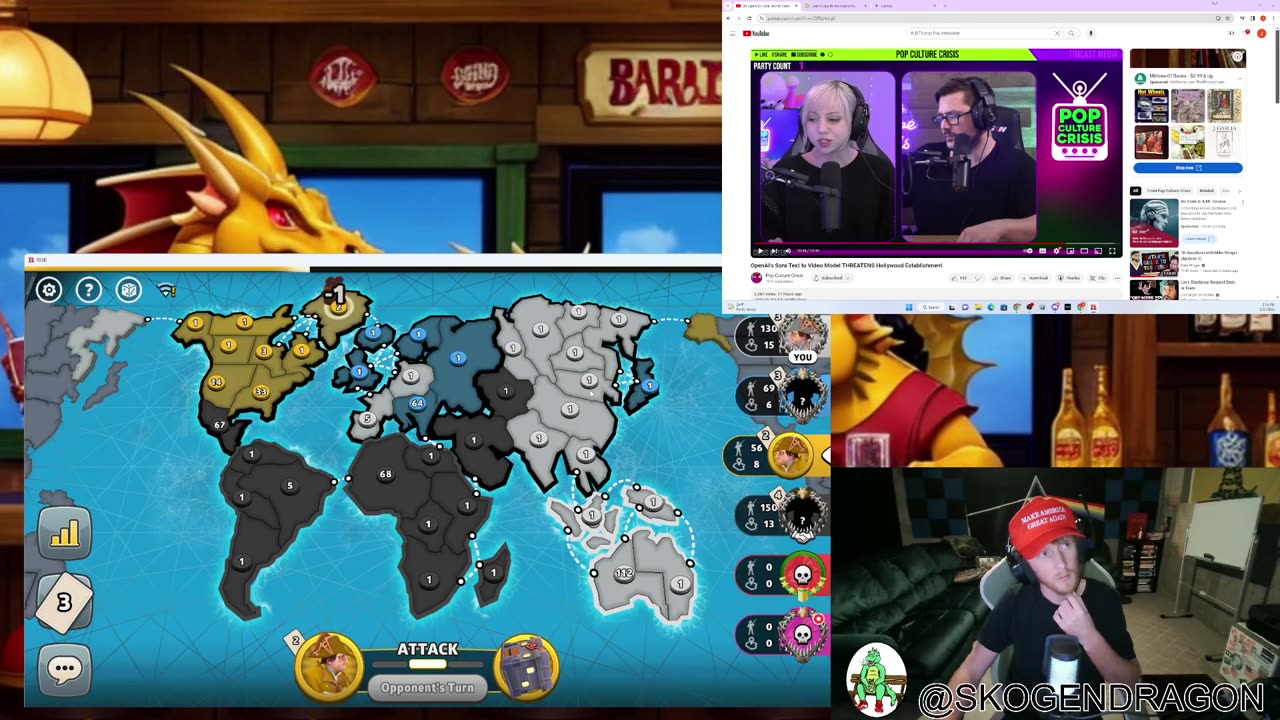 👌Based Stream👌|Just Chillin' Playing Risk & Going Over The News