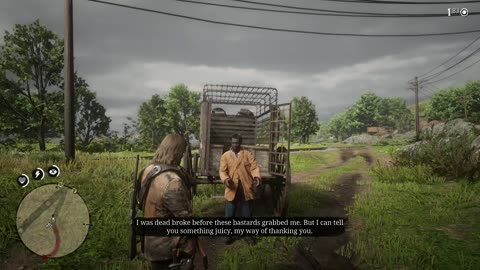 When Arthur Is Freeing A Prisoner: RDR2