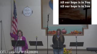 Moose Creek Baptist Church Sing “Jesus Messiah” During Service 10-16-2022