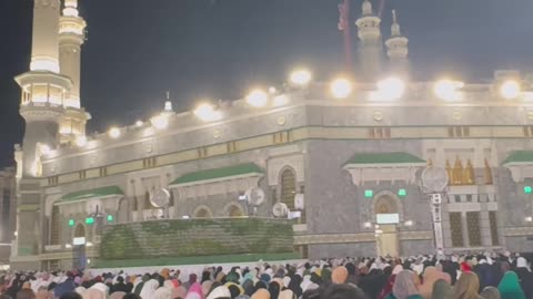 Masha Allah Subhan Allah A gorgeous view of Masjid Al Hara'am. #viralvideo #viralshort #viral