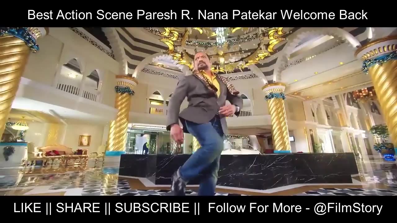 हाथ तोडूंगा बाद में उखाड़ूँगा पहले - Paresh R. Nana Patekar || Welcome Back Scene ||