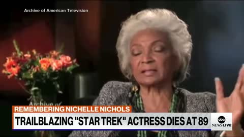 TRAILBLAZING "STAR TREK" ACTRESS DIES AT 89