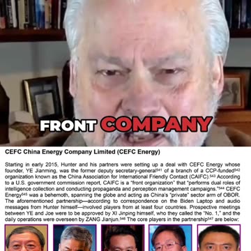 Hunter is on the Payroll of a Front Company?