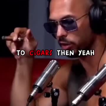 Andrew Tate on Why He smokes Cigar’s