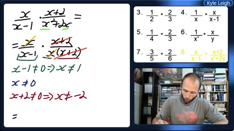 Multiplying rational expressions