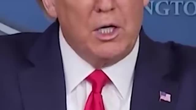 Trump: "Because it comes from China..."